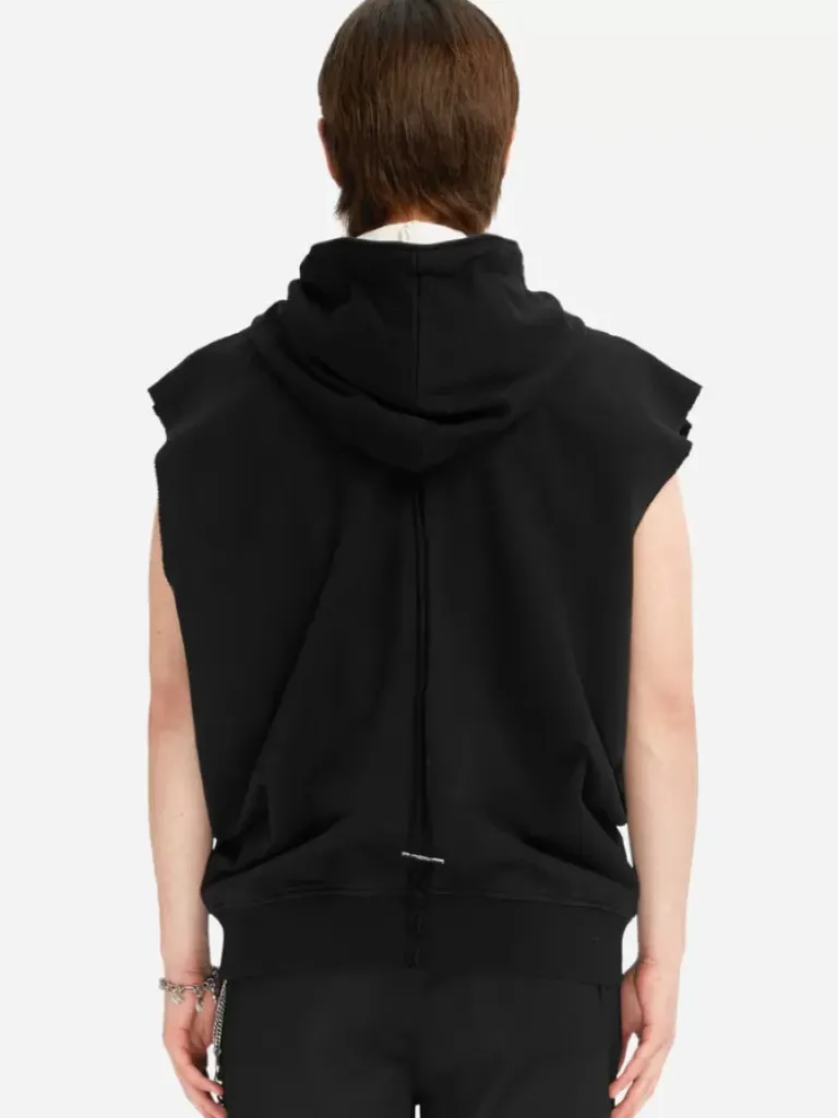 Men C2H4 005 - Accumulation Sleeveless Hoodie