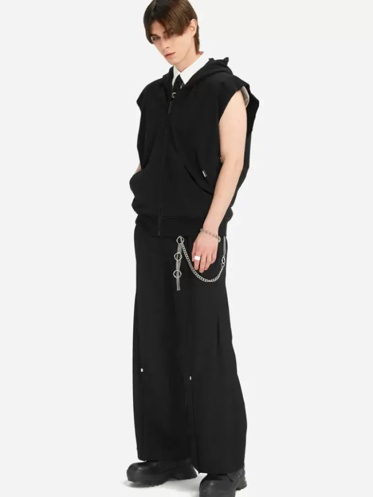 Men C2H4 005 - Accumulation Sleeveless Hoodie