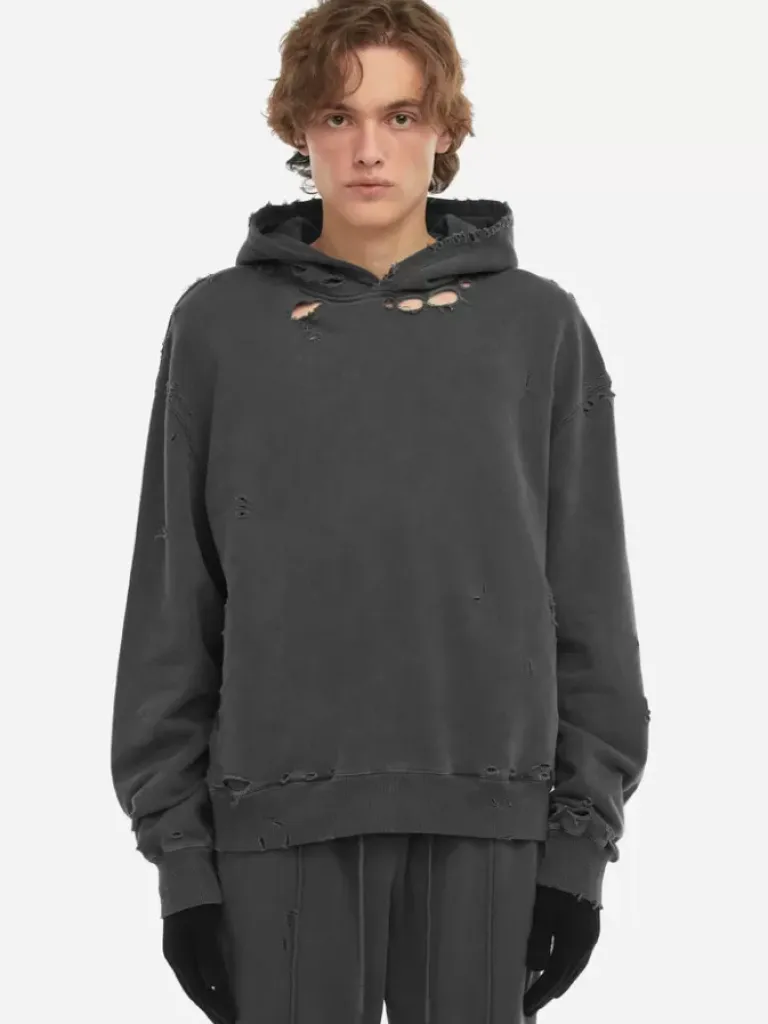 Men C2H4 001 - Agitator Distressed Hoodie