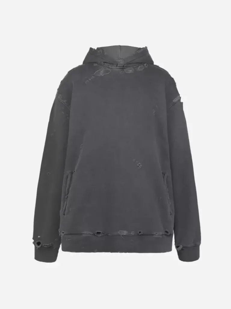 Men C2H4 001 - Agitator Distressed Hoodie