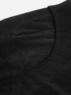 Women C2H4 005 - Arc Asymmetric Layered Long-Sleeve Top