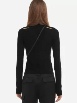 Women C2H4 006 - Arc Cut-Out Panelled Jumper