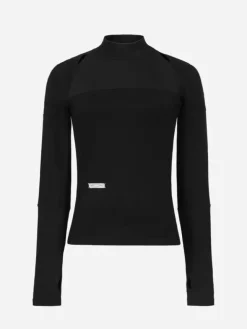 Women C2H4 006 - Arc Cut-Out Panelled Jumper