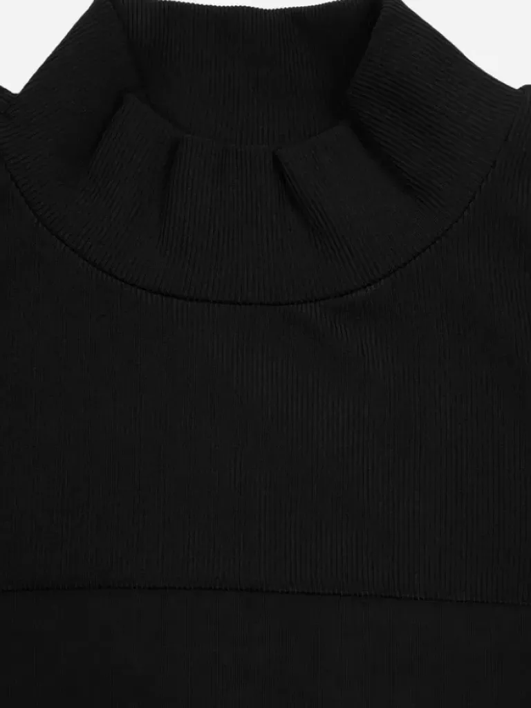 Women C2H4 006 - Arc Cut-Out Panelled Jumper
