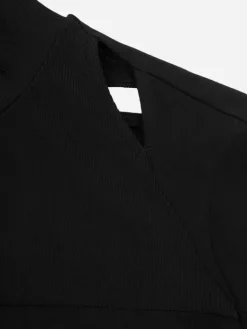 Women C2H4 006 - Arc Cut-Out Panelled Jumper