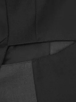 Women C2H4 004 - Arc Cutting Splicing Layered Tailored Jacket