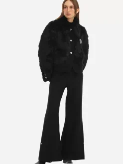 Women C2H4 006 - Arch Paneled Fur Jacket