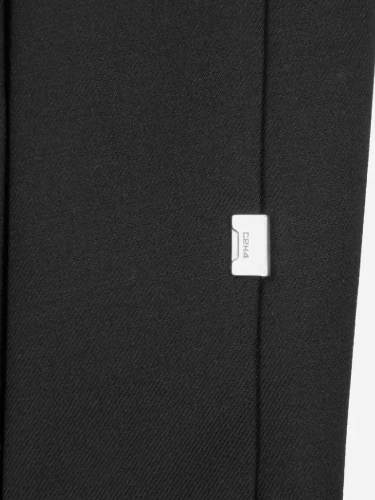 Men C2H4 005 - Arch Panelled Pleated Tailored Coat