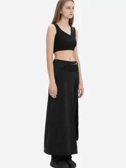 Women C2H4 004 - Arc Layered Asymmetric Strap Sporty Bra