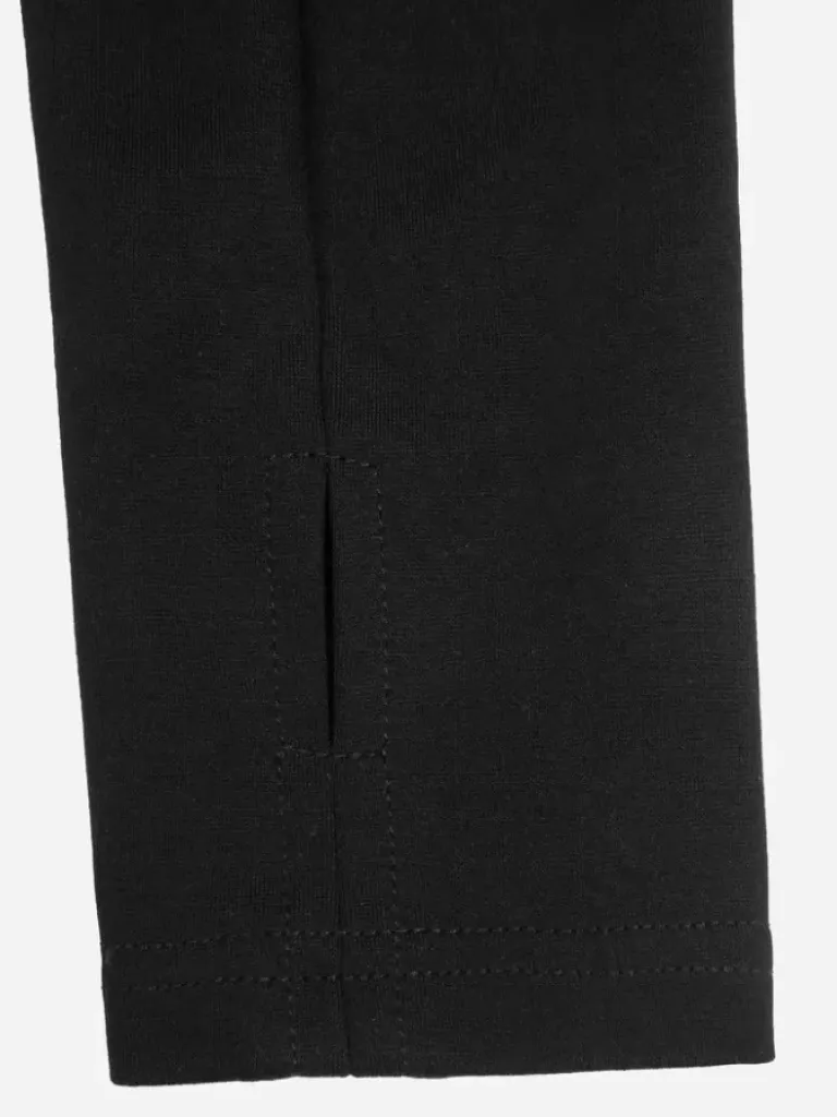 Women C2H4 005 - Arc Layered Hollowed-Out Fitted Jumper