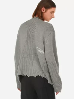 Men C2H4 002 - Arc Sculpture Knit Sweater