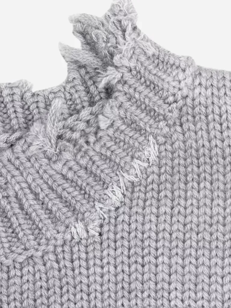 Men C2H4 002 - Arc Sculpture Knit Sweater