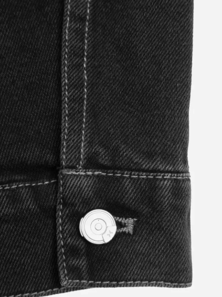 Men C2H4 005 - Asteroid Raw Edge Denim Jacket