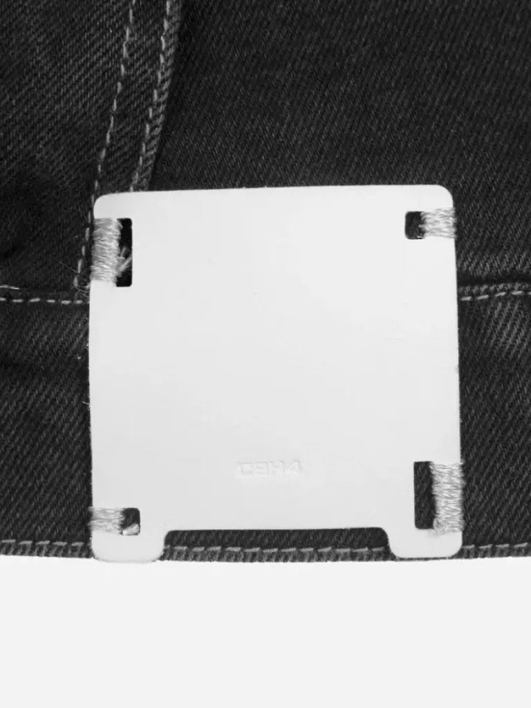 Men C2H4 005 - Asteroid Raw Edge Denim Jacket