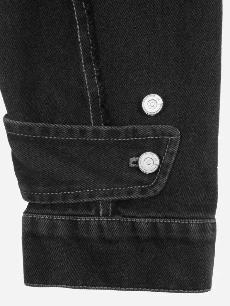 Men C2H4 005 - Asteroid Raw Edge Denim Jacket