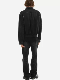 Men C2H4 005 - Asteroid Raw Edge Denim Jacket