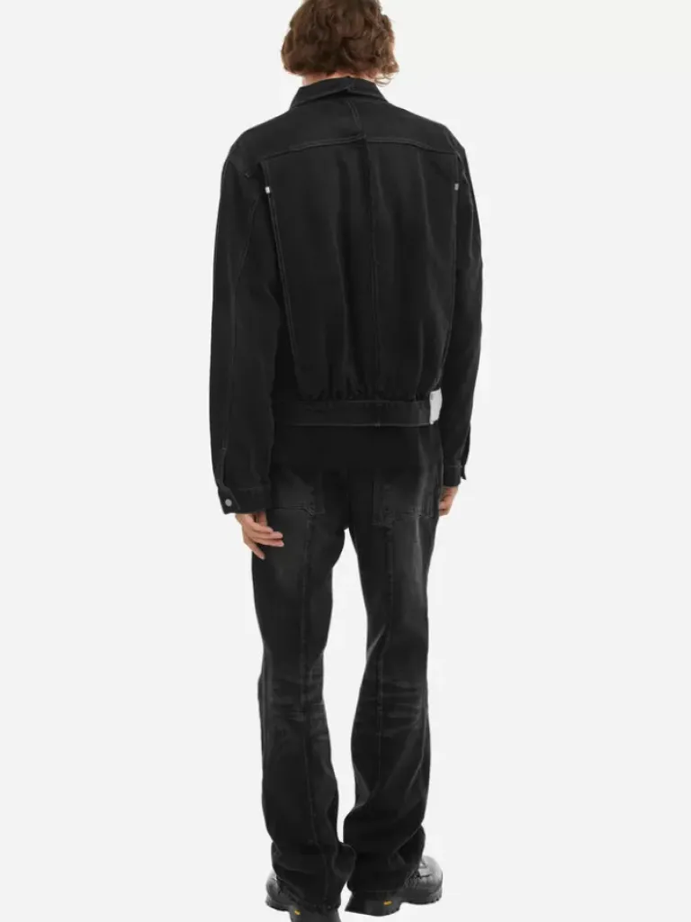 Men C2H4 005 - Asteroid Raw Edge Denim Jacket