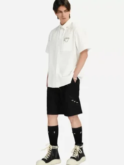 Men C2H4 005 - Asteroid Raw Edge Shirt