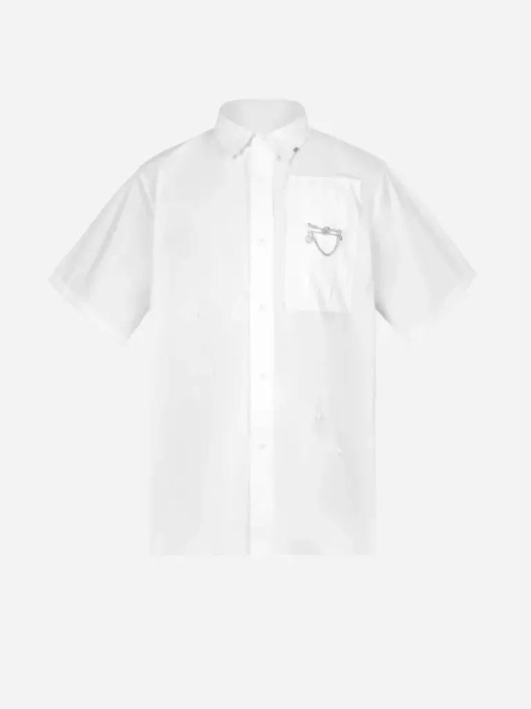 Men C2H4 005 - Asteroid Raw Edge Shirt