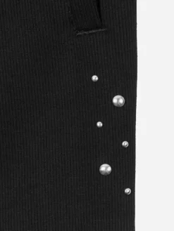 Men C2H4 004 - Asteroid Rivet Zippered Sweatpants
