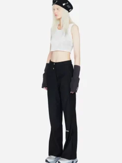 Women C2H4 003 - Asymmetrical Arc Layered Tanktop