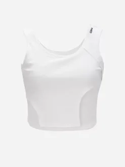 Women C2H4 003 - Asymmetrical Arc Layered Tanktop