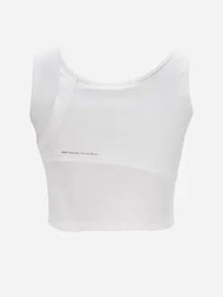 Women C2H4 003 - Asymmetrical Arc Layered Tanktop