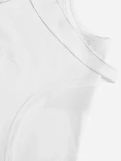 Women C2H4 003 - Asymmetrical Arc Layered Tanktop