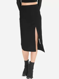 Women C2H4 004 - Asymmetrical Fitted Skirt