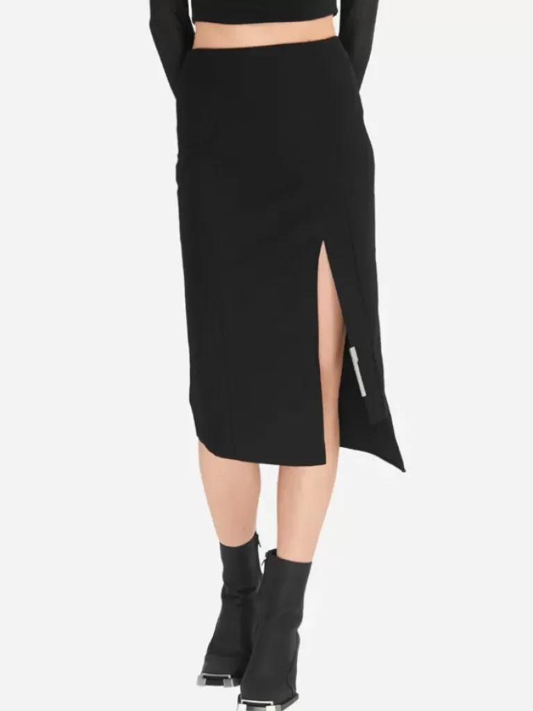 Women C2H4 004 - Asymmetrical Fitted Skirt