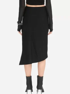 Women C2H4 004 - Asymmetrical Fitted Skirt