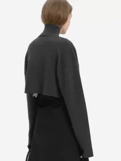 Women C2H4 004 - Asymmetrical Turtleneck Sweater