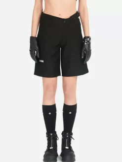 Women C2H4 005 - Asymmetric Layered Shorts
