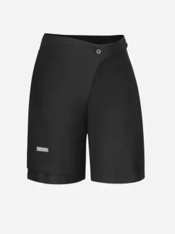 Women C2H4 005 - Asymmetric Layered Shorts