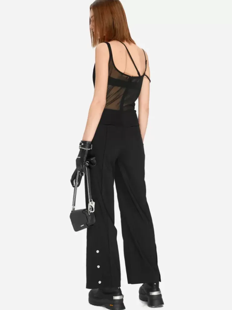 Women C2H4 005 - Asymmetric Layred Strappy Jumpsuit