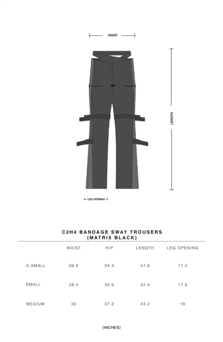 Women C2H4 004 - Bandage Sway Trousers