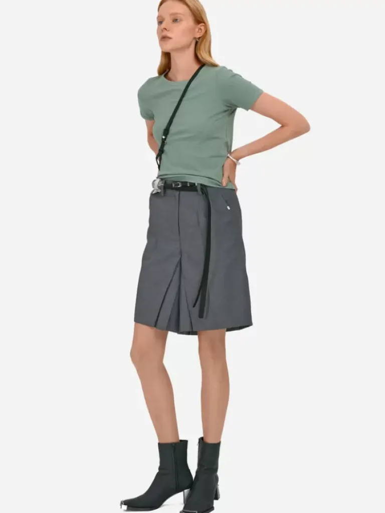 Women C2H4 007 - Basics Rib Knit T-Shirt