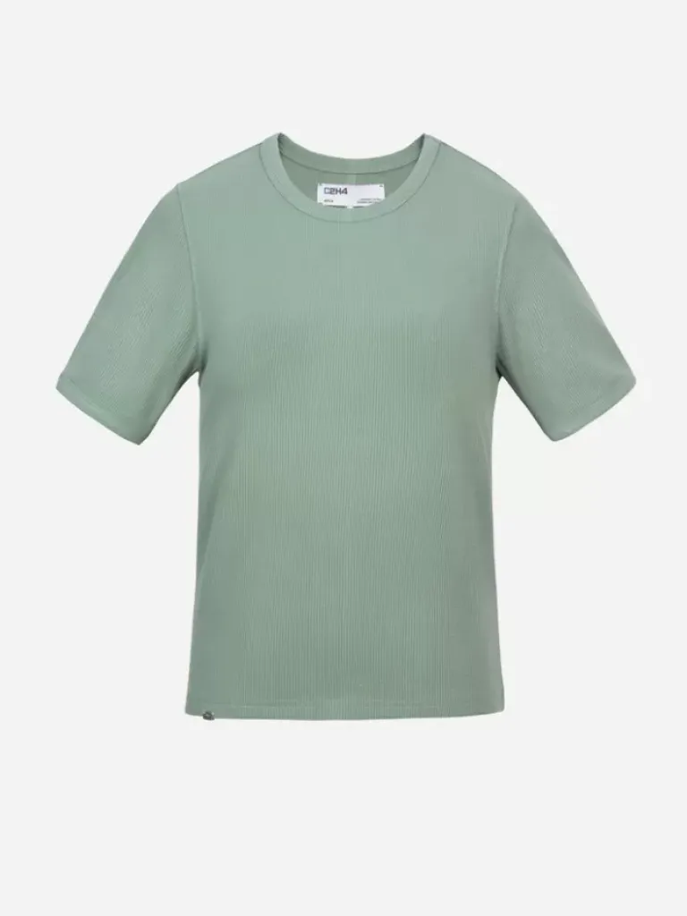 Women C2H4 007 - Basics Rib Knit T-Shirt