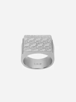 Men C2H4 005 - Ch Monogram Ring