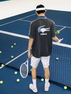 Men C2H4 X Lacoste Appqliue Logo Polo