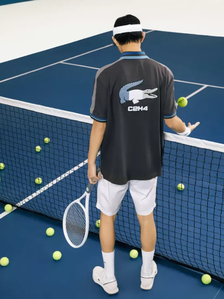 Men C2H4 X Lacoste Appqliue Logo Polo