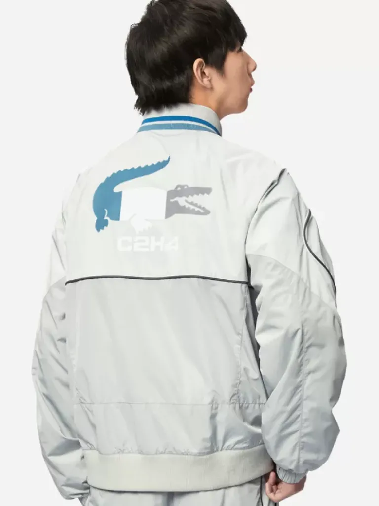 Men C2H4 X Lacoste Arch Streamline Reflective Track Jacket