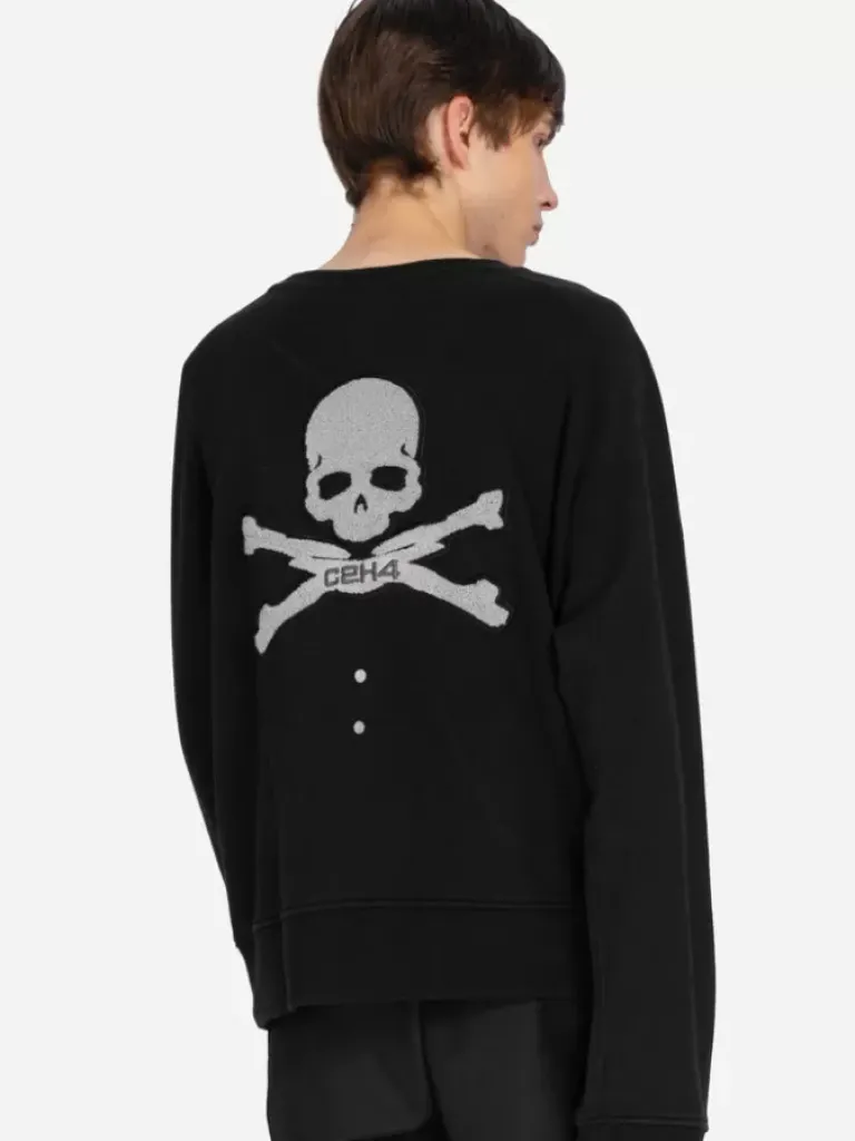 Men C2H4 ® X Mastermind Japan X Mmj Applique Logo Crewneck