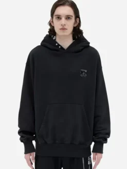 Men C2H4 ® X Mastermind Japan "C-Mastermind" Applique Logo Hoodie