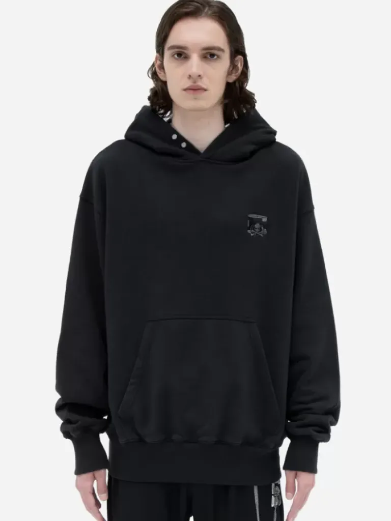 Men C2H4 ® X Mastermind Japan "C-Mastermind" Applique Logo Hoodie