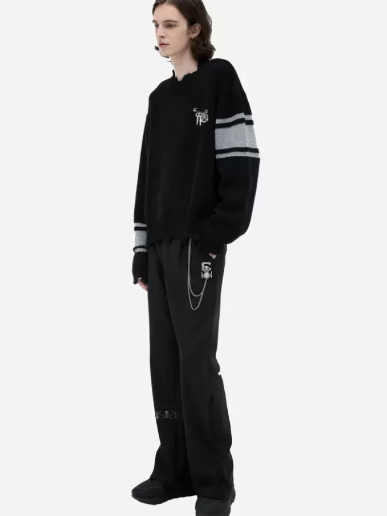 Men C2H4 ® X Mastermind Japan "C-Mastermind" Reflective Knit Sweater