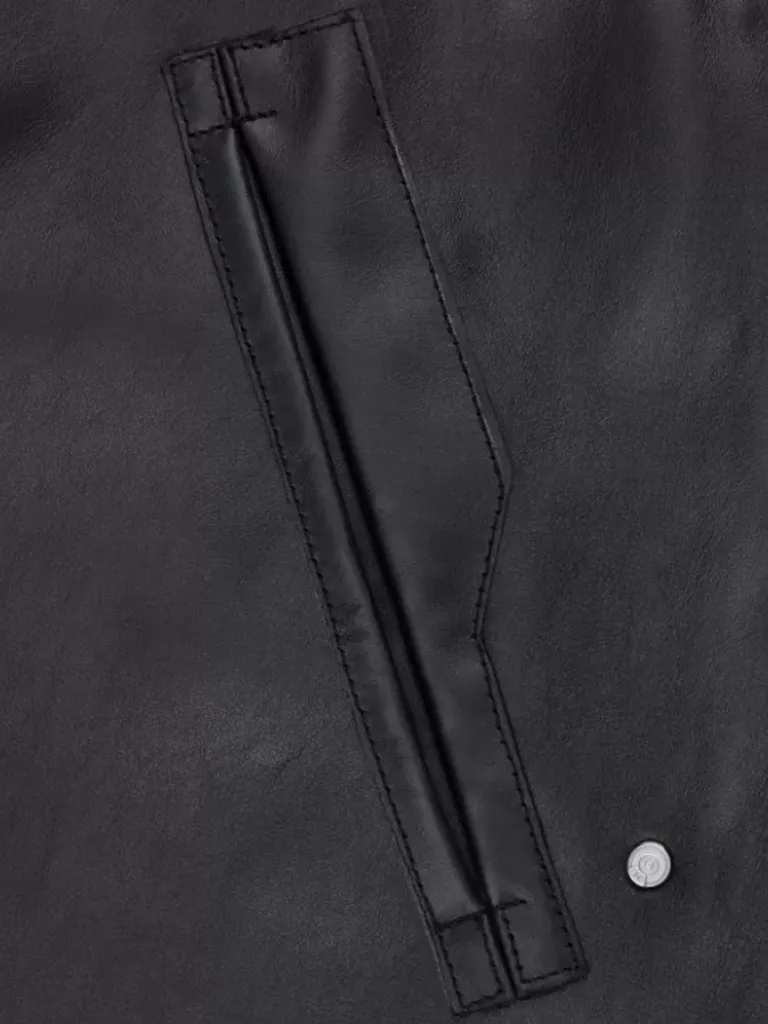 Men C2H4 ® X Mastermind Japan "C-Mastermind" Streamline Leather Jacket
