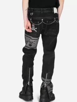 Men C2H4 ® X Mastermind Japan Double Waist Jeans