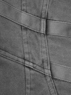 Men C2H4 006 - Cold-Dye Military Stagger Stripe Quilted Jacket