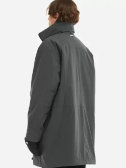 Men C2H4 006 - Continuous Zipper Quilted Coat